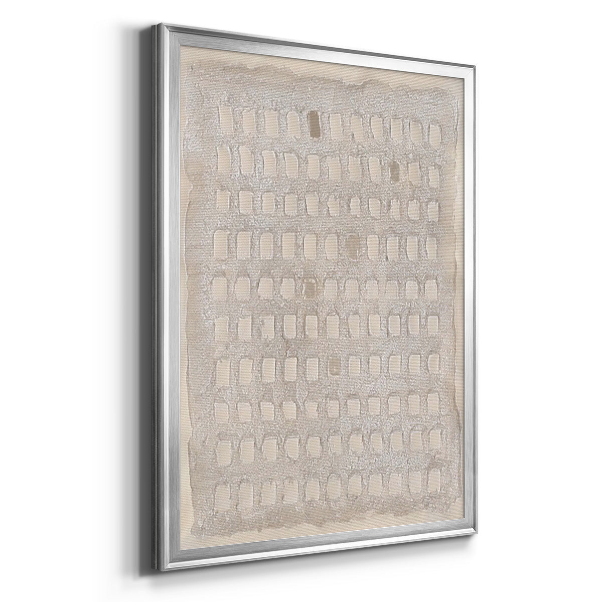Pearl Punch Card I - Modern Framed Canvas Print