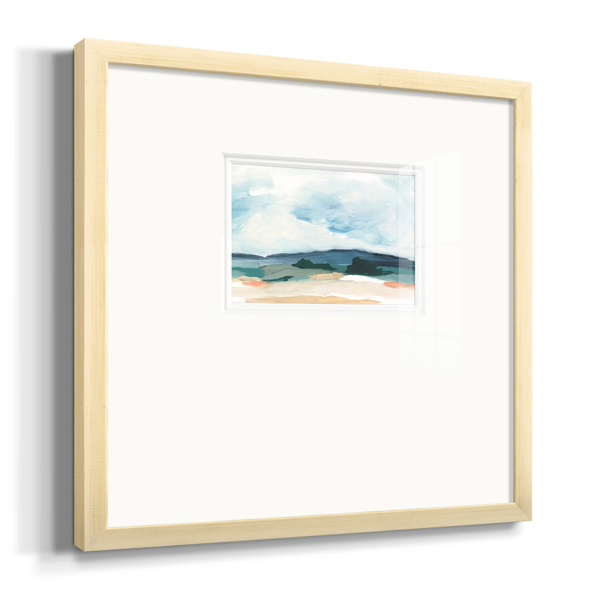 Pastel Vista II Premium Framed Print Double Matboard