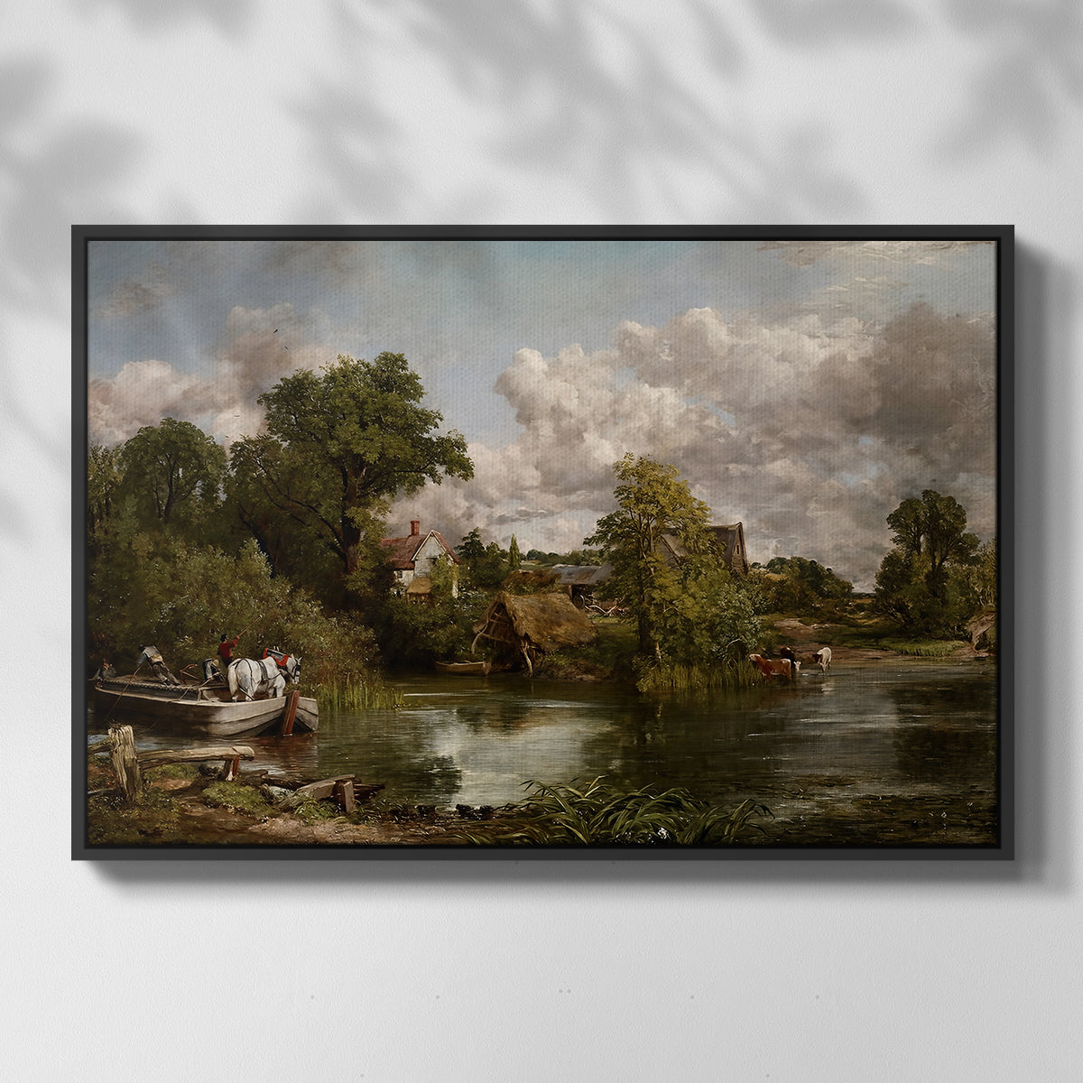 The White Horse, 1819 - Floater Framed Canvas Print