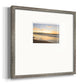 Peaceful Shore Premium Framed Print Double Matboard