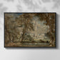 Salisbury Cathedral from the Bishop's Grounds, c. 1822-1823 - Floater Framed Canvas Print