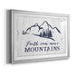 Move Mountains - Modern Framed Art Print