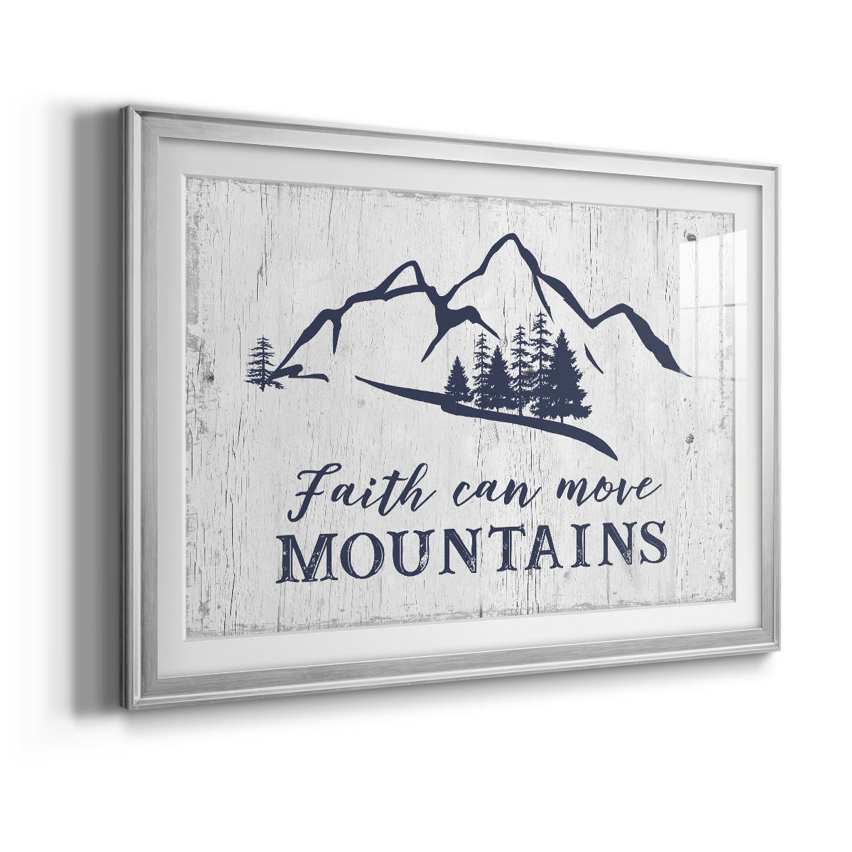 Move Mountains - Modern Framed Art Print