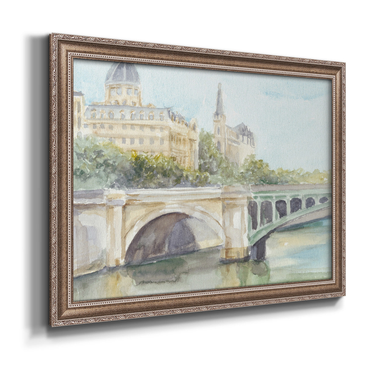 French Bridge Study IV Premium Framed Canvas- Ready to Hang