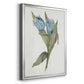 Blue Tulip Picks II - Modern Framed Canvas Print