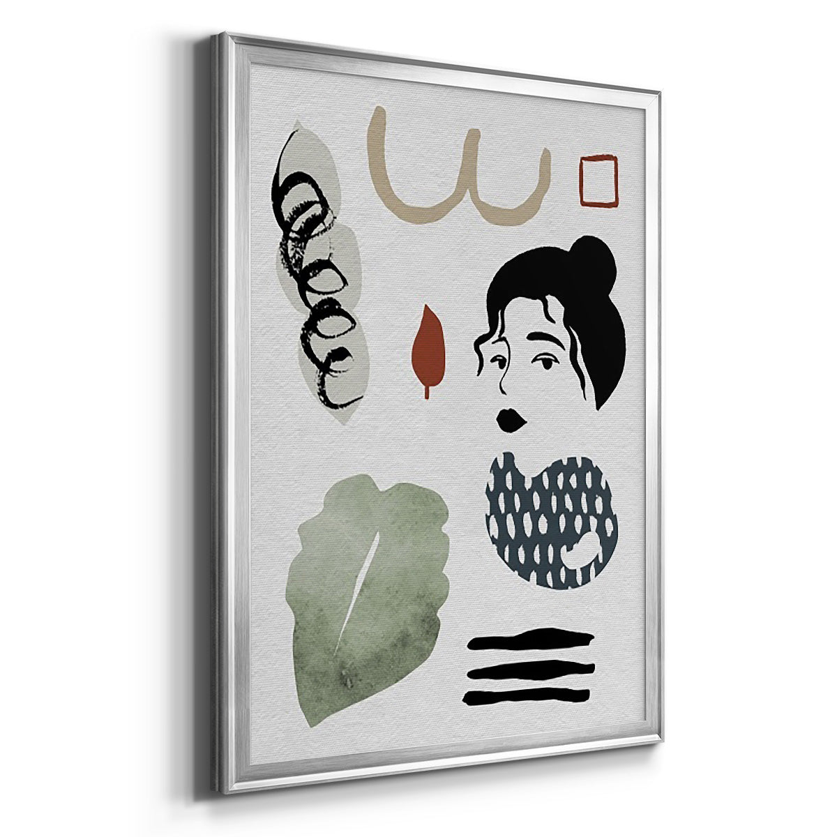 Collected Mindfulness IV - Modern Framed Canvas Print