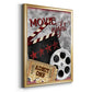 Movie Night II - Modern Framed Canvas Print