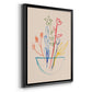 Fun Bunch II - Modern Framed Canvas Print