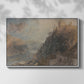 Rheinfels Looking to Katz and Gourhausen, 1817 - Floater Framed Canvas Print