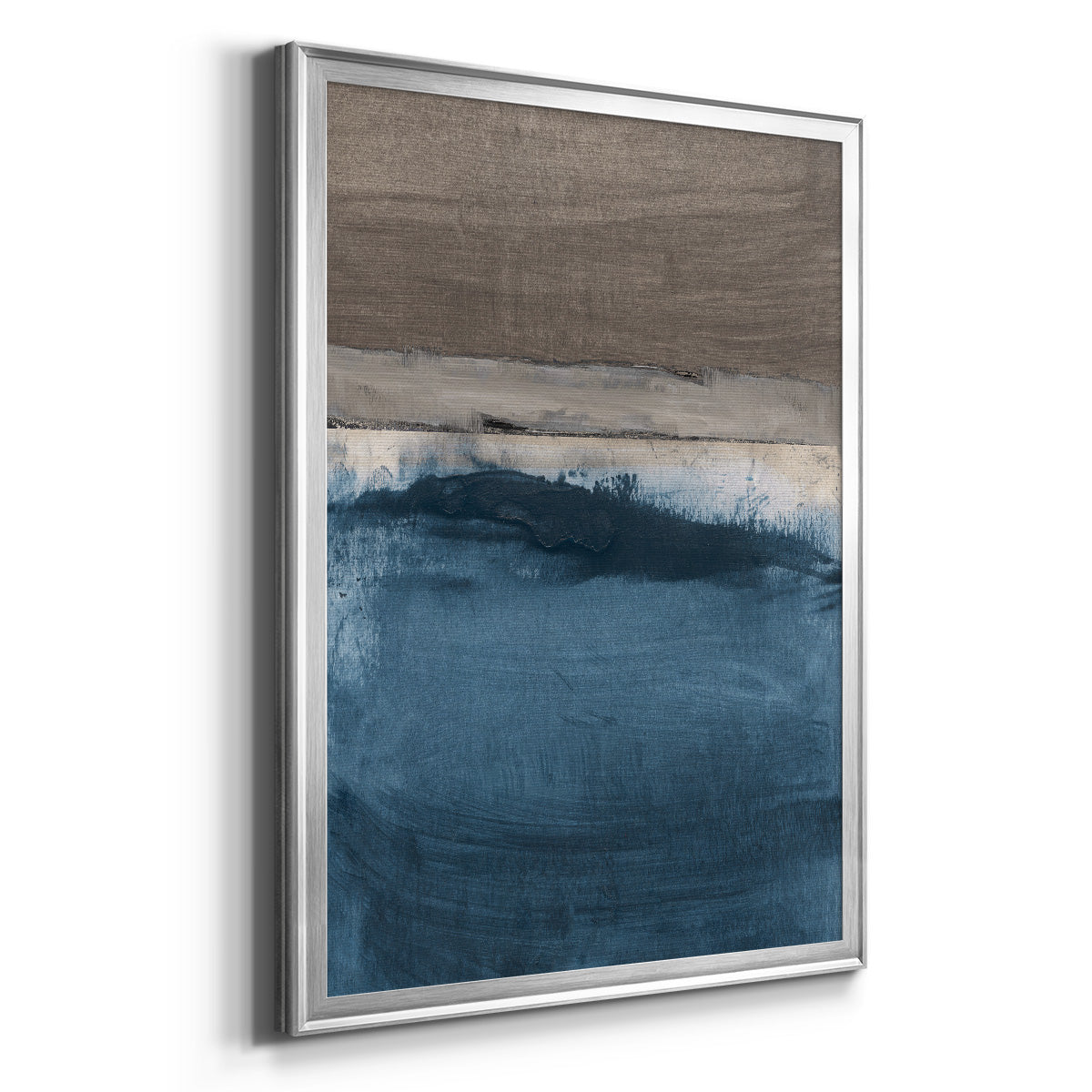 Midnight Sky - Modern Framed Canvas Print