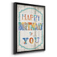 Happy Birthday to You - Modern Framed Canvas Print