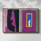 Destiny (Le destin), from Jazz, 1947 - Floater Framed Canvas Print