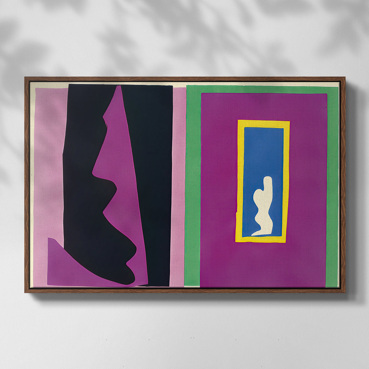 Destiny (Le destin), from Jazz, 1947 - Floater Framed Canvas Print