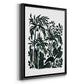 Ink Jungle III - Modern Framed Canvas Print