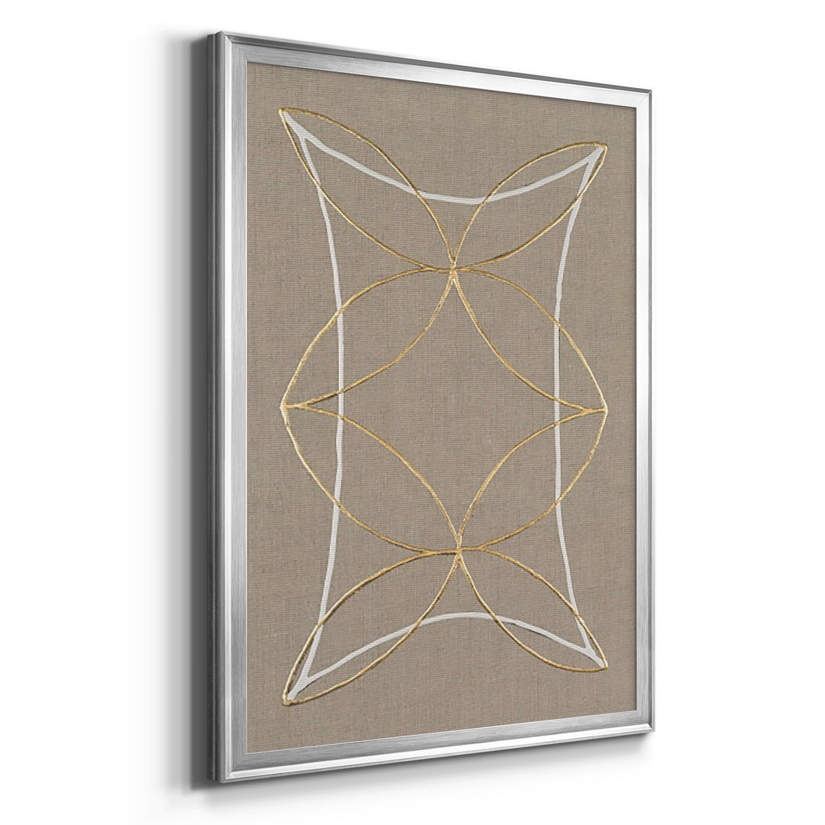 Hyperbola II - Modern Framed Canvas Print