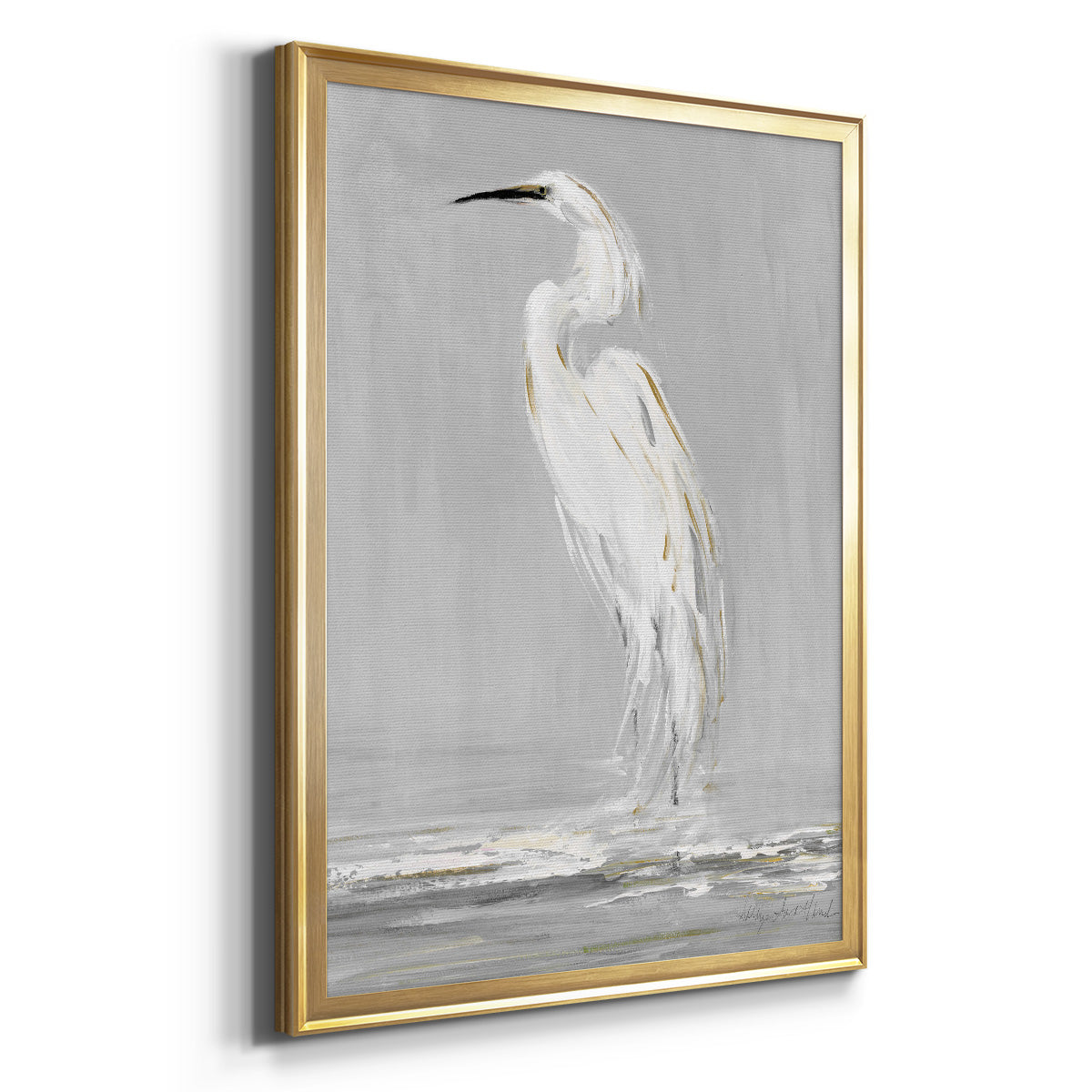 Coast Watching II - Modern Framed Canvas Print