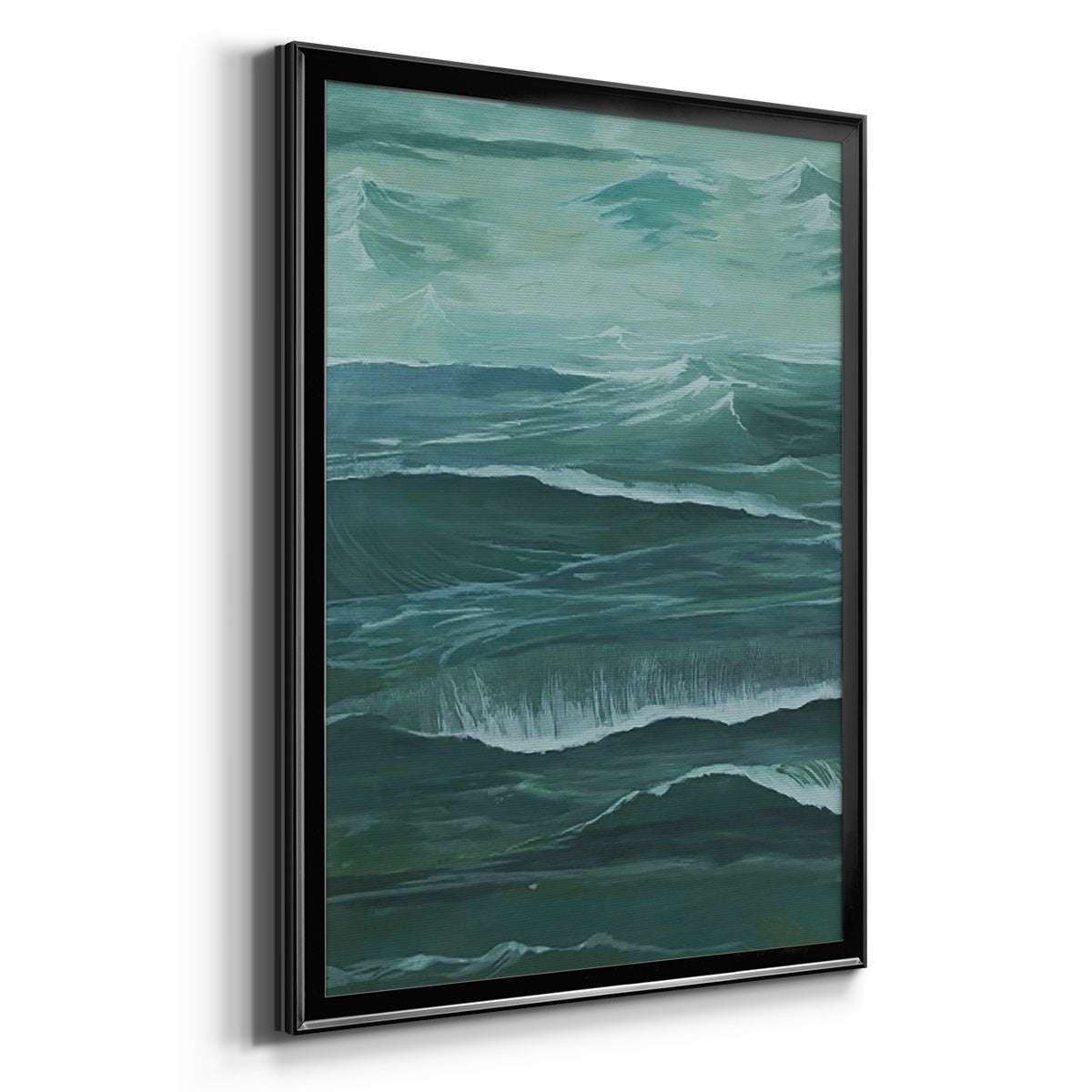 Sandbar Break II - Modern Framed Canvas Print