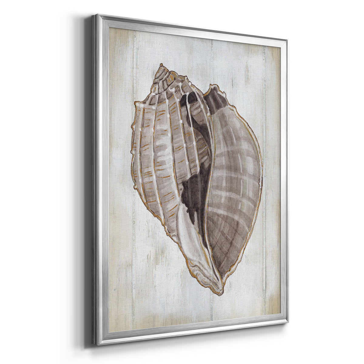 Ocean Cone II - Modern Framed Canvas Print