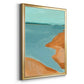 Out on the Sandbar I - Modern Framed Canvas Print