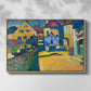 Green Lane in Murnau, 1909 - Floater Framed Canvas Print