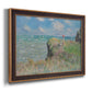 Cliff Walk At Pourville, 1882 - Ornate Framed Canvas Print