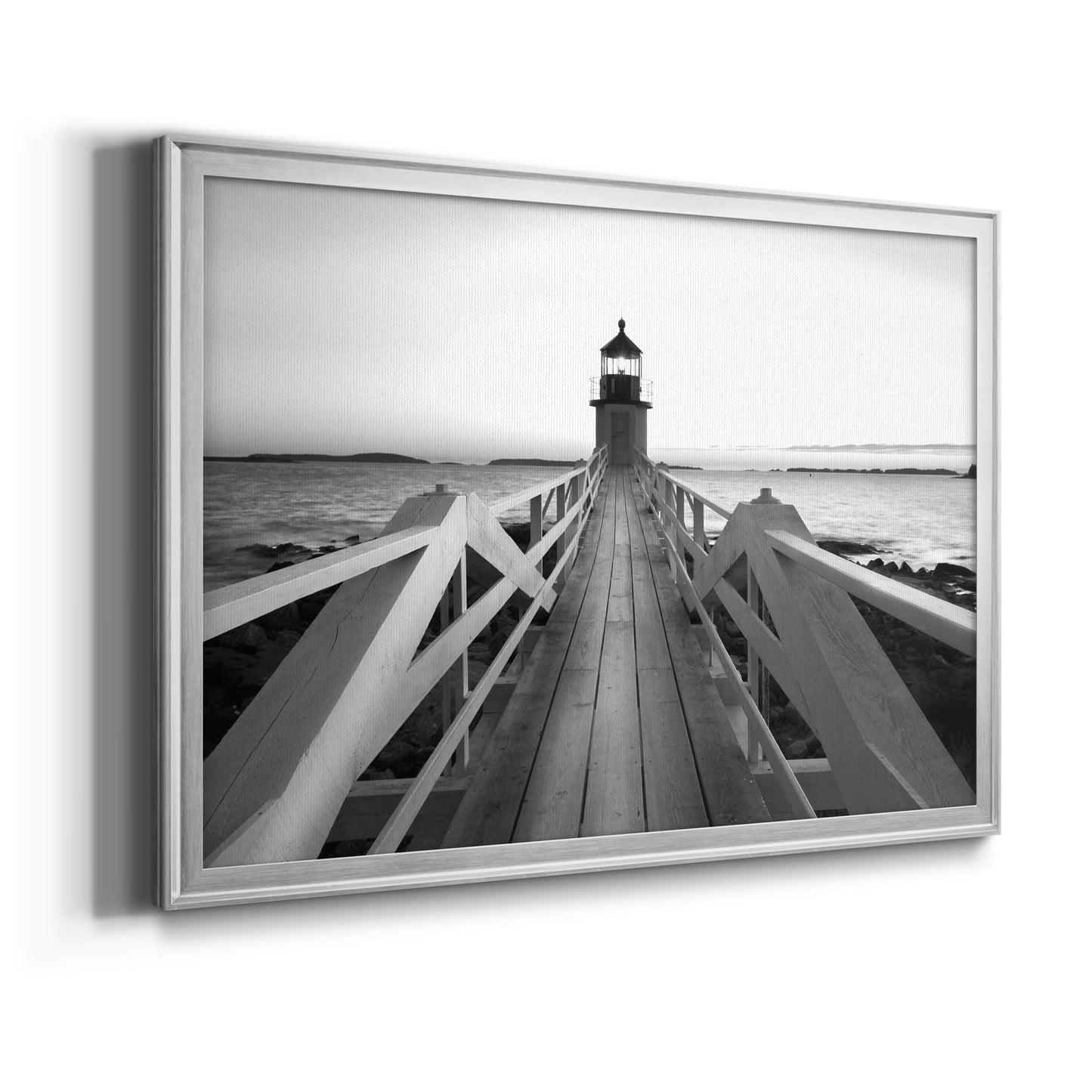 Marshall Point Lighthouse Premium Classic Framed Canvas - Ready to Hang