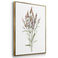 Dainty Botanical I - Framed Premium Gallery Wrapped Canvas L Frame 3 Piece Set - Ready to Hang