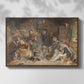 Highland Hospitality, 1832 - Floater Framed Canvas Print