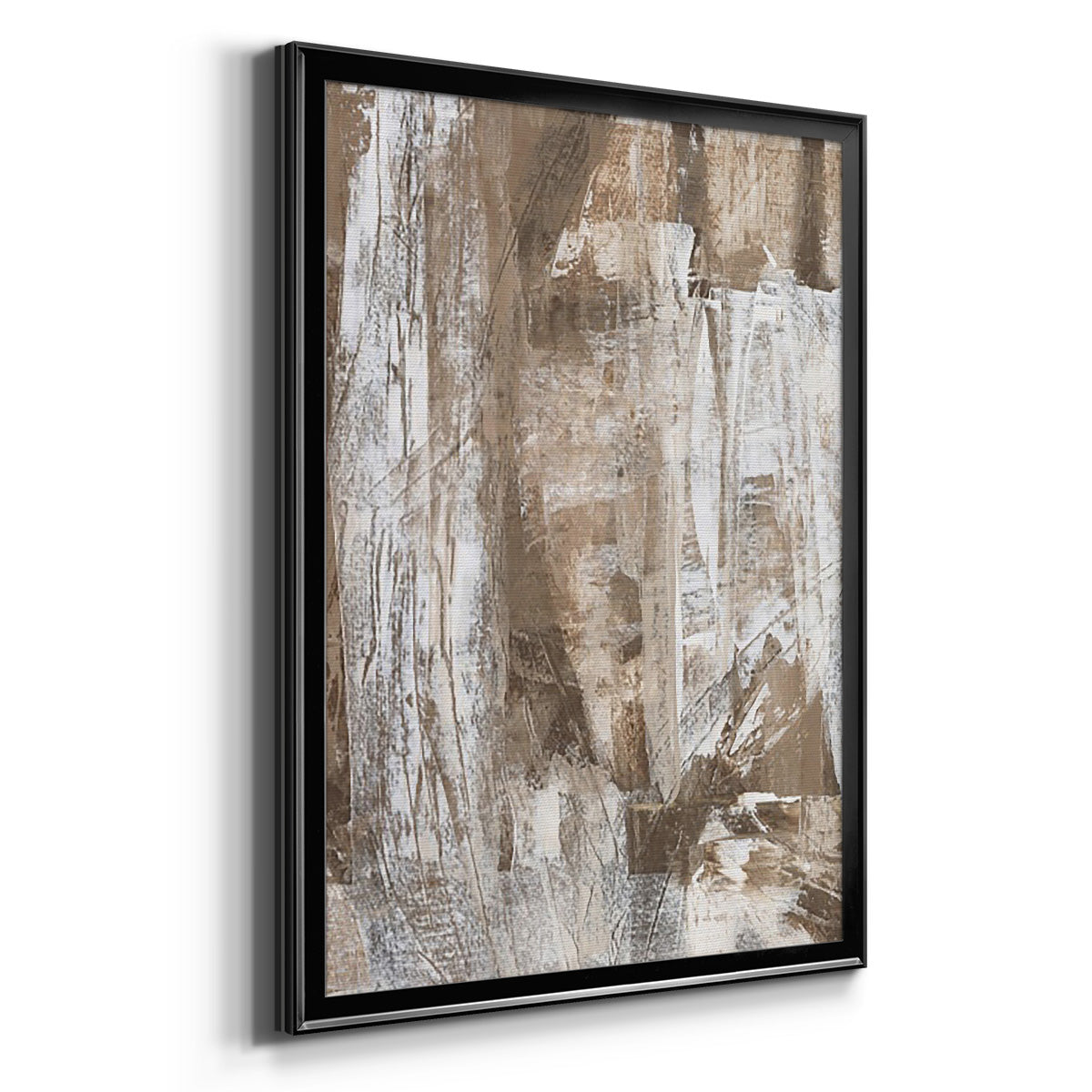 Bronzed I - Modern Framed Canvas Print