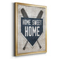 Home Sweet Home Base - Modern Framed Canvas Print