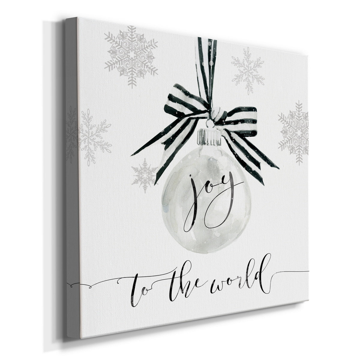 Joy Ornament - Premium Gallery Wrapped Canvas  - Ready to Hang