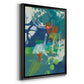 Tropical Graphics I - Modern Framed Canvas Print