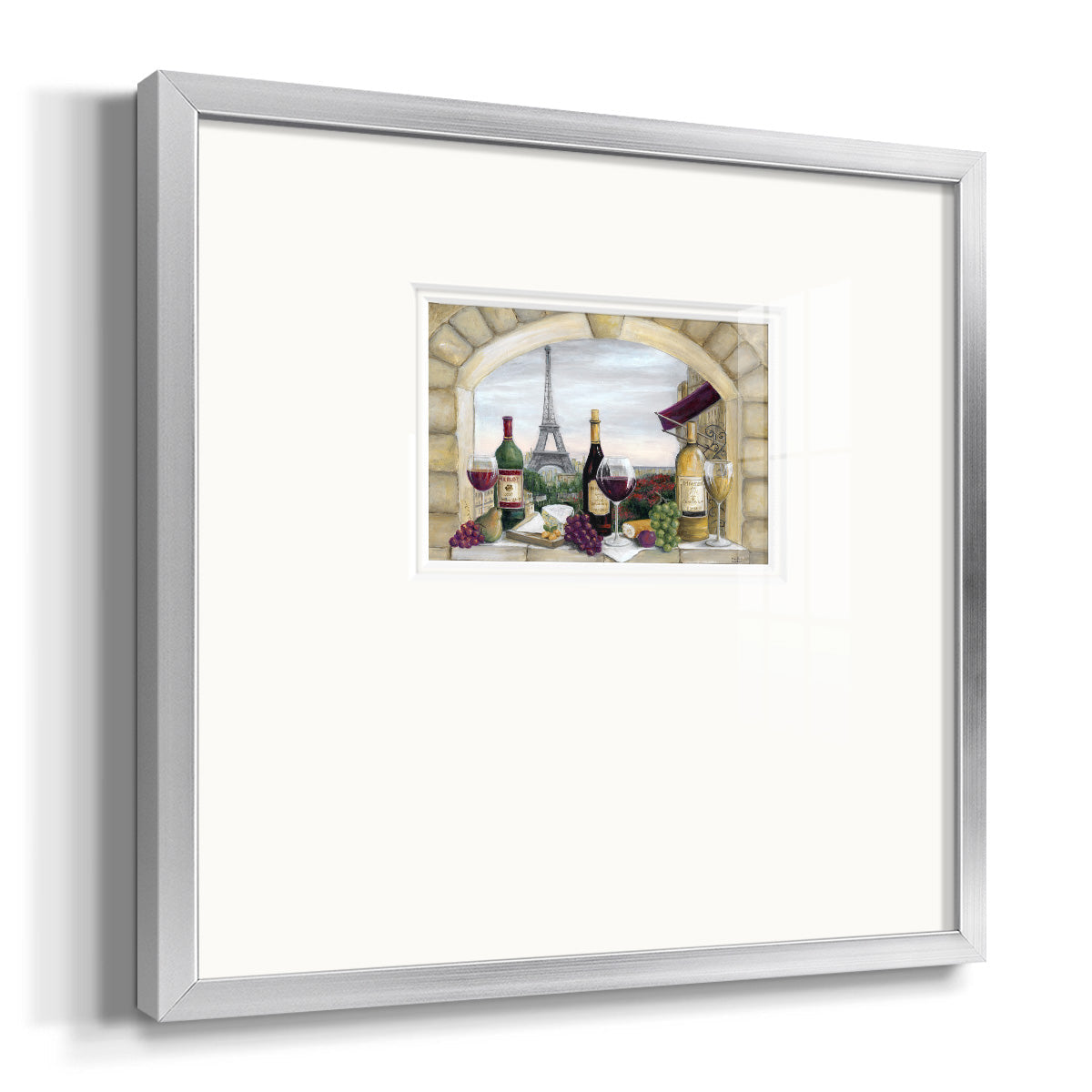 Paris Delight Premium Framed Print Double Matboard