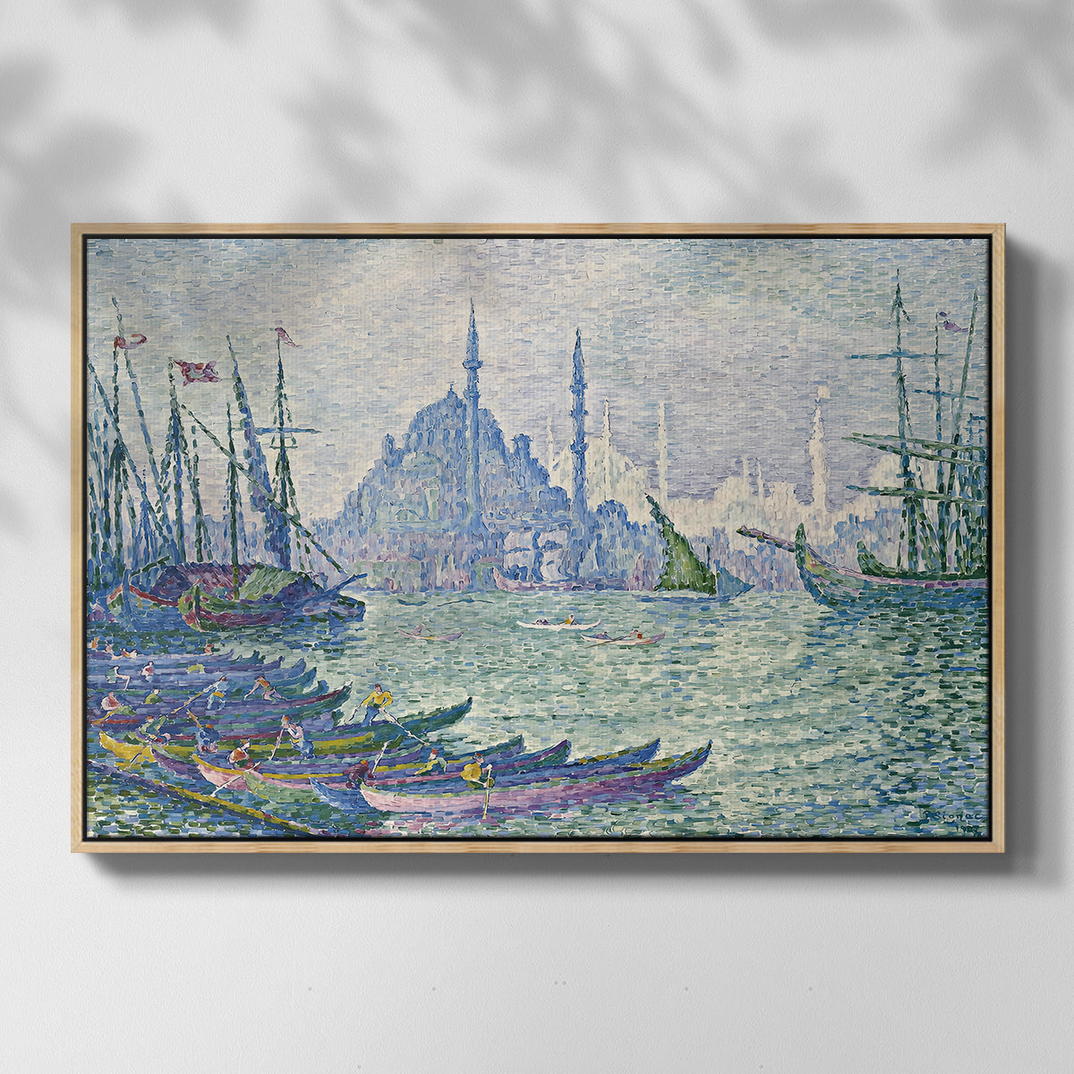 The Golden Horn, Minarets, 1907 - Floater Framed Canvas Print