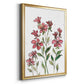 Watercolor Floral Stems II - Modern Framed Canvas Print