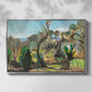 Landscape near Nice, c. 1918 - Floater Framed Canvas Print