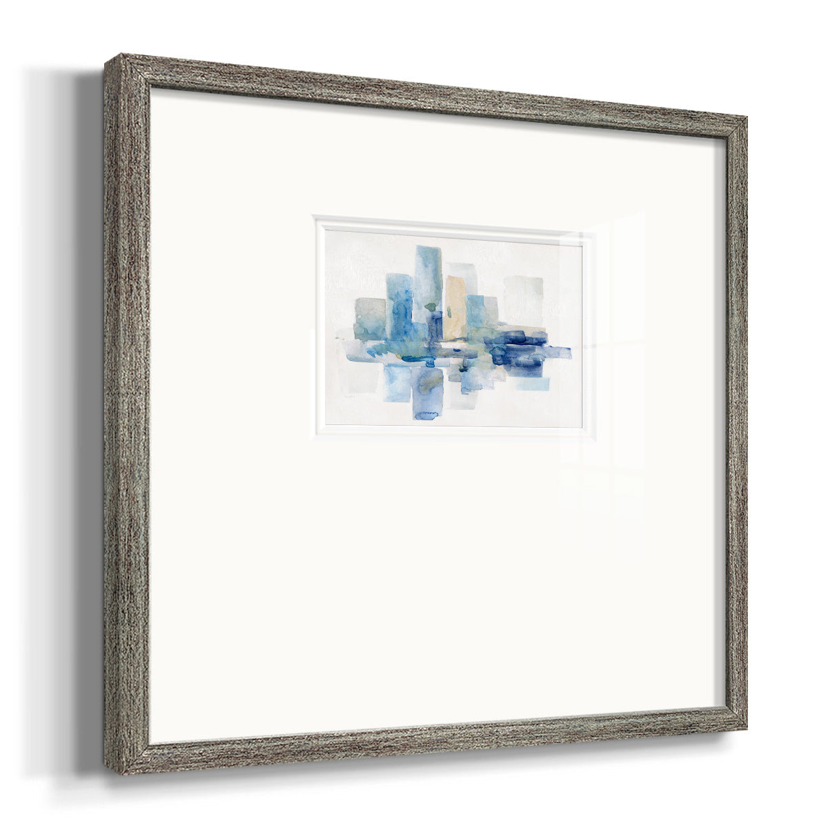 Soft Skyline I Premium Framed Print Double Matboard