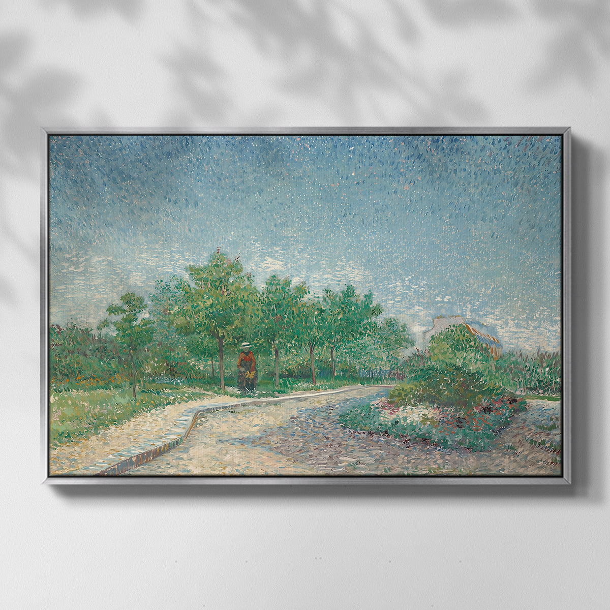 Square Saint-Pierre, Paris, 1887 - Floater Framed Canvas Print