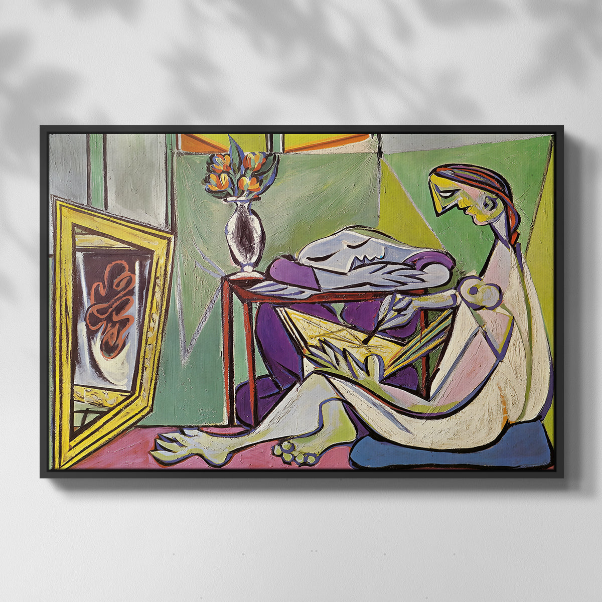 The Muse, 1935 - Floater Framed Canvas Print