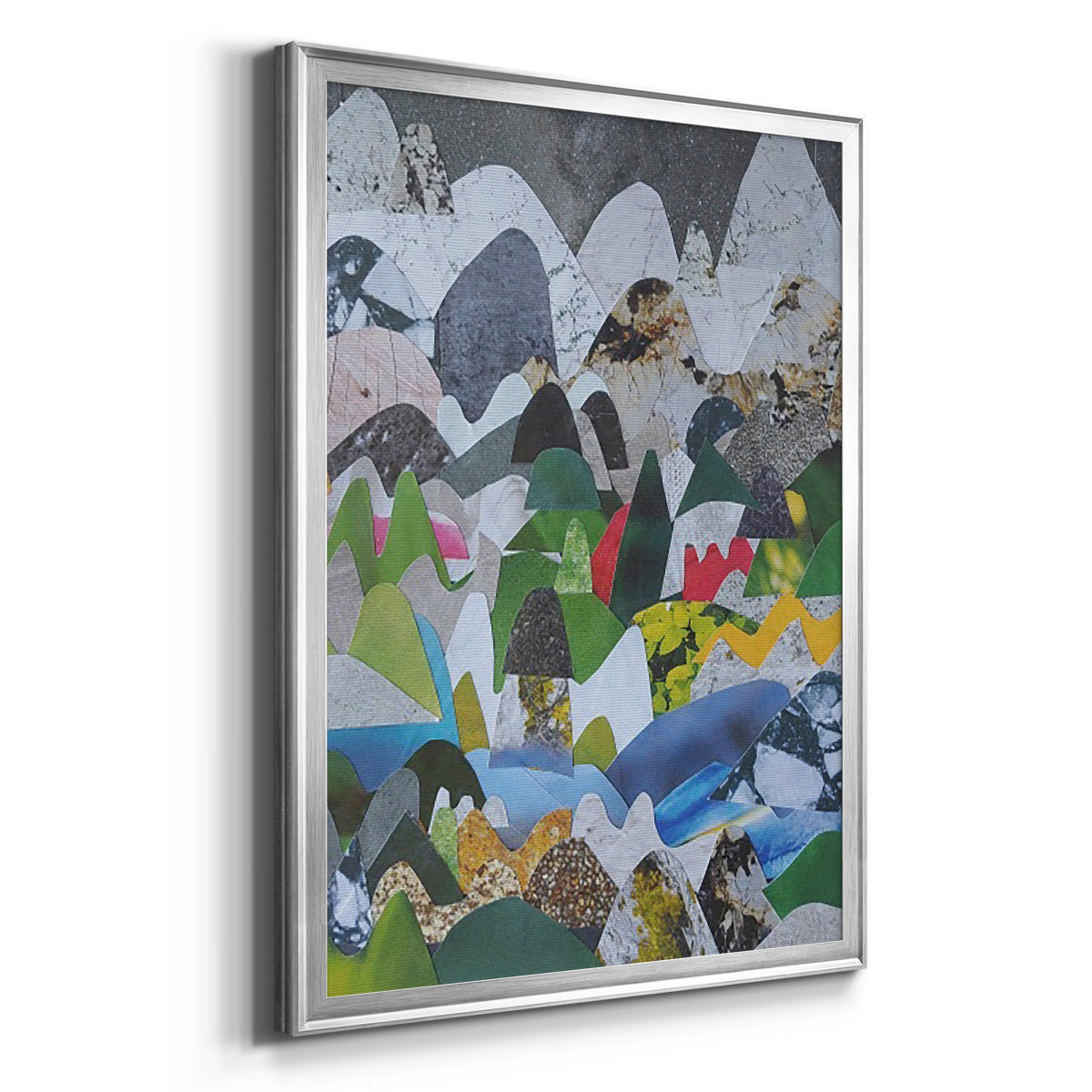 High Sierras - Modern Framed Canvas Print
