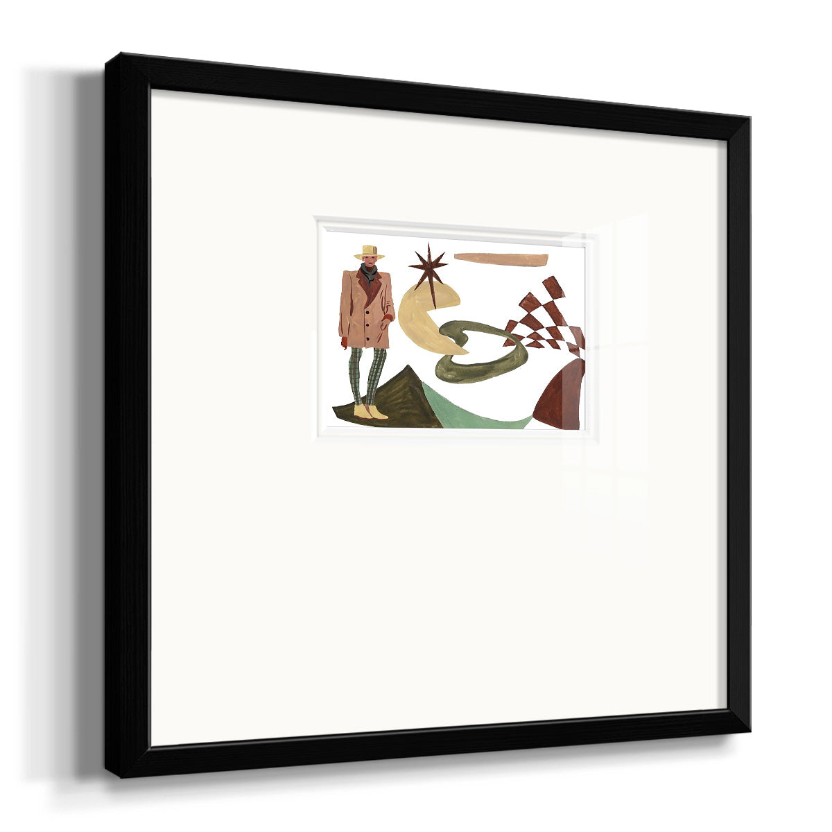 Vintage Vibes IV Premium Framed Print Double Matboard