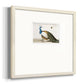 Standing Peacock Premium Framed Print Double Matboard