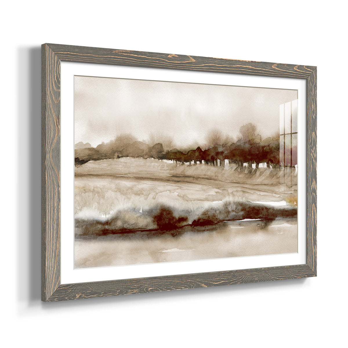Season of Fall - Barnwood Framed Art Print