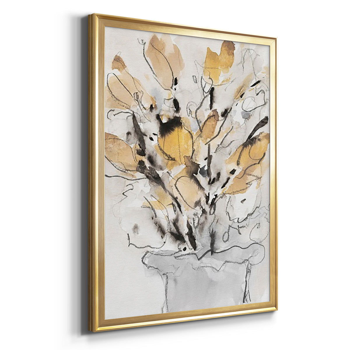 Seasonal Gatherings II - Modern Framed Canvas Print