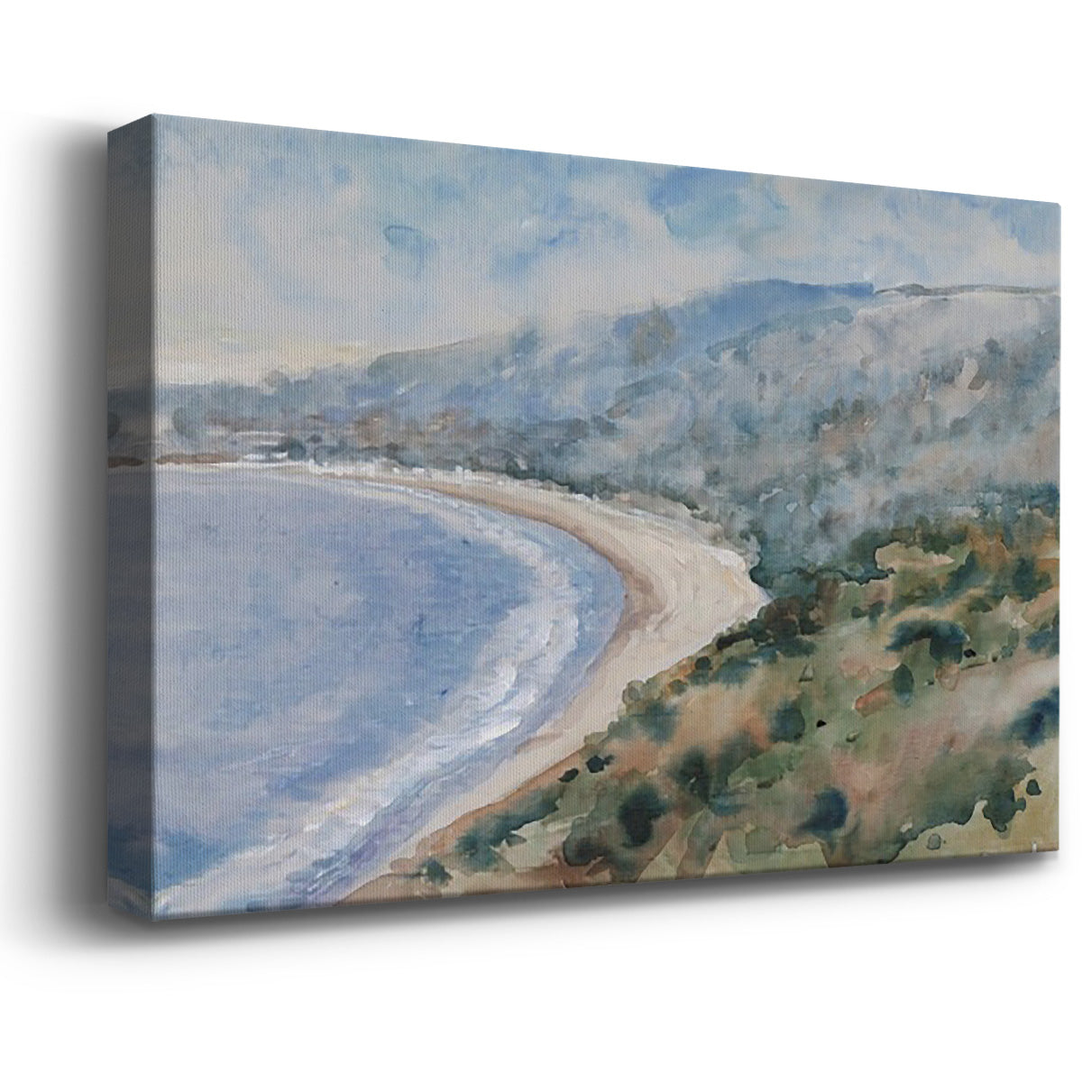 Coastal Mist I Premium Gallery Wrapped Canvas - Ready to Hang