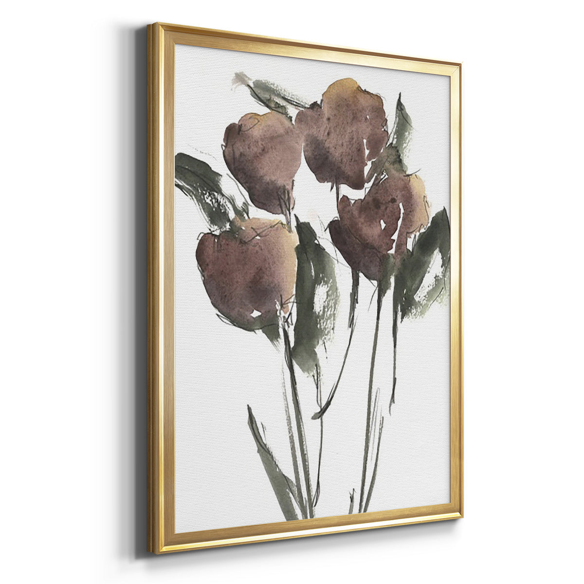 Growing Wild II - Modern Framed Canvas Print