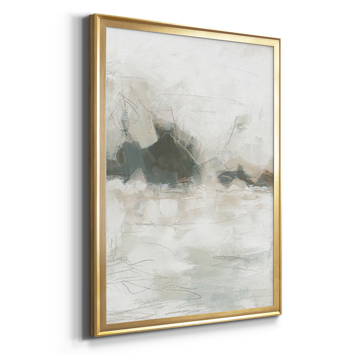 Horizon Break I - Modern Framed Canvas Print