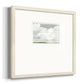 Gray Stone Sky I Premium Framed Print Double Matboard