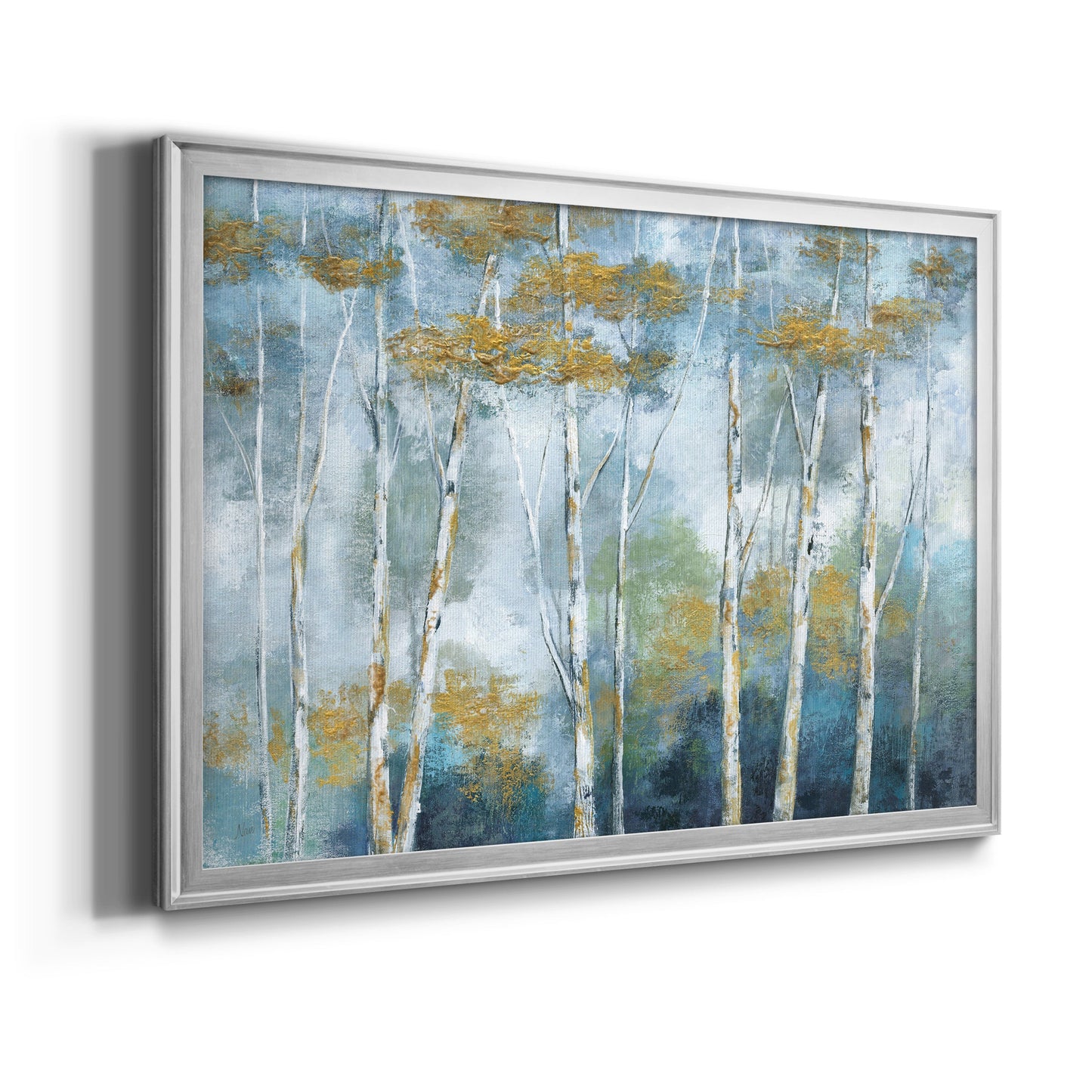 Indigo Forest Premium Classic Framed Canvas - Ready to Hang