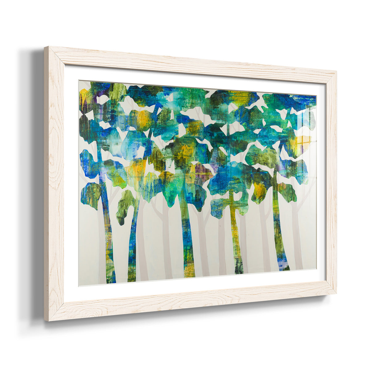 Tall Trees VII - Barnwood Framed Art Print